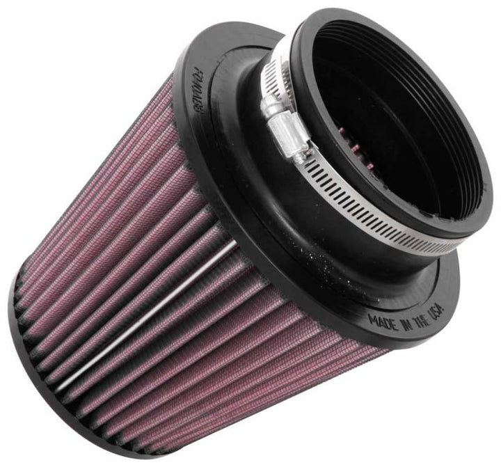 K&N Universal Clamp-On Air Filter 4in FLG / 6-1/2in B / 4-1/2in T / 6in H - Bull Strap