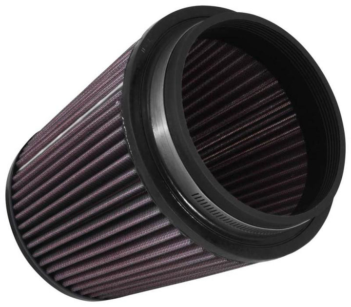 K&N Universal Clamp-On Air Filter 5in FLG / 6-1/2in B / 5in T / 6-1/2in H - Bull Strap