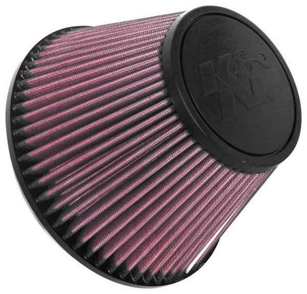 K&N Universal Clamp-On Air Filter 6in FLG / 7-1/2in B / 4-1/2in T / 5in H - Bull Strap