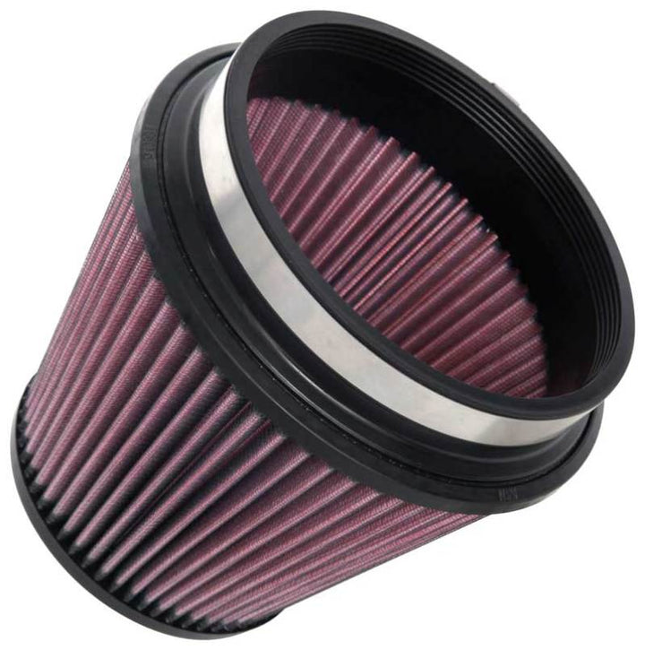 K&N Universal Clamp-On Air Filter 6in FLG / 7-1/2in B / 5in T / 6in H - Bull Strap