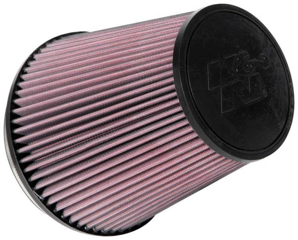 K&N Universal Clamp-On Air Filter 6in FLG / 7-1/2in B / 5in T / 7-1/2in H - Bull Strap