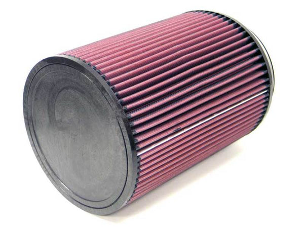 K&N Universal Clamp-On Air Filter 6in ID FLG / 1in L / 7-1/2in OD / 10in H - Bull Strap