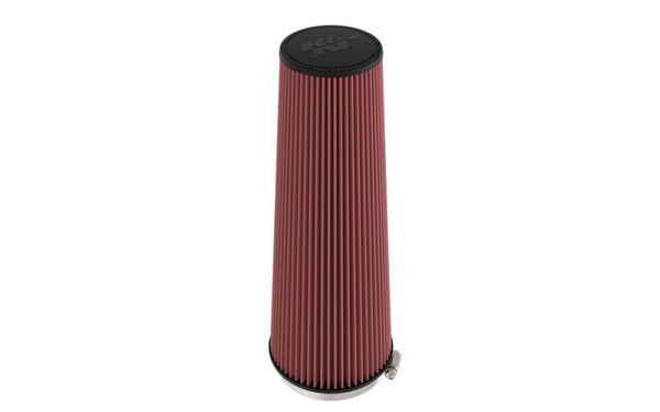 K&N Universal Clamp-On Air Filter 7-1/2in 6 DEG FLG 5in OD 20 1/8in H - Bull Strap