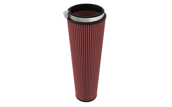 K&N Universal Clamp-On Air Filter 7-1/2in 6 DEG FLG 5in OD 20 1/8in H - Bull Strap