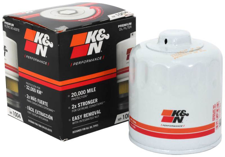 K&N Universal Performance Gold Oil Filter - Bull Strap