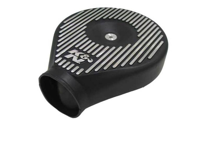 K&N Universal Plenum 11.89in L x 9in Dia x 4.75in H - Black - Bull Strap