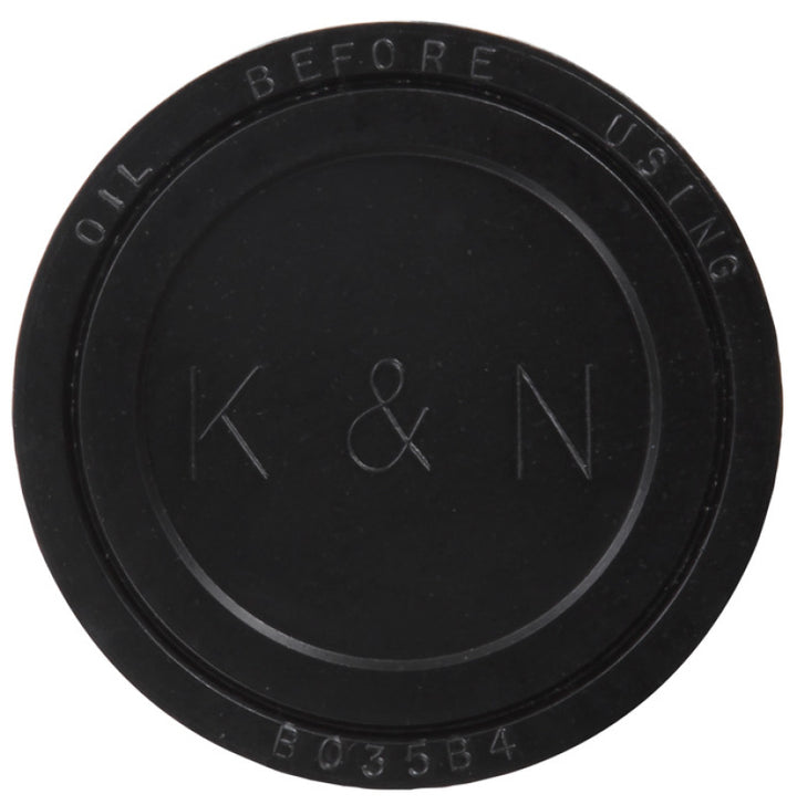 K&N Universal Rubber Filter 2.5in Flange ID x 3.5in OD x 5in Height - Bull Strap