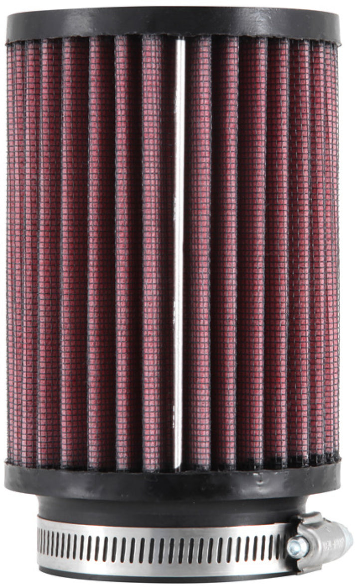 K&N Universal Rubber Filter 2.5in Flange ID x 3.5in OD x 5in Height - Bull Strap