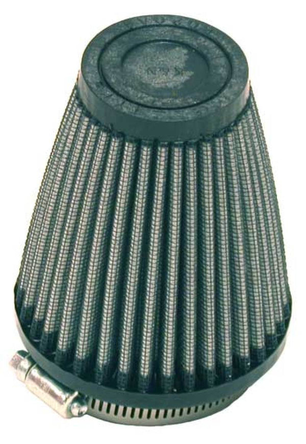 K&N Universal Rubber Filter 2 inch Top OD / 3.5 inch Base OD / 2.25 inch Flange ID / 4 inch Height - Bull Strap