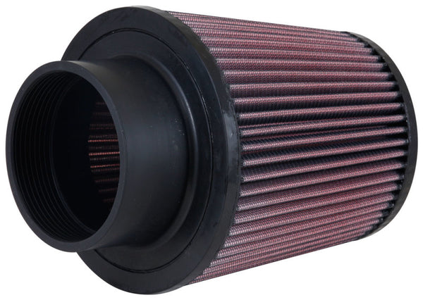K&N Universal Rubber Filter 3 1/2inch ID FLG / 6inch Base / 4-5/8inch Top / 6inch Height - Bull Strap