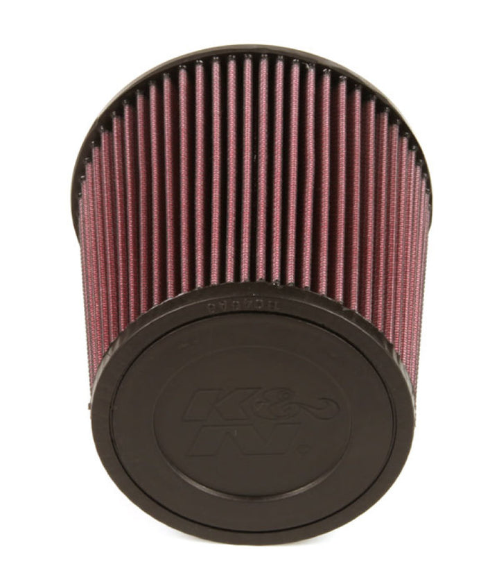 K&N Universal Rubber Filter 3 1/2inch ID FLG / 6inch Base / 4-5/8inch Top / 6inch Height - Bull Strap