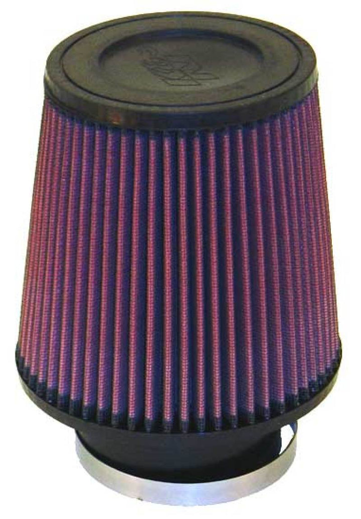 K&N Universal Rubber Filter 3 1/2inch ID FLG / 6inch Base / 4-5/8inch Top / 6inch Height - Bull Strap