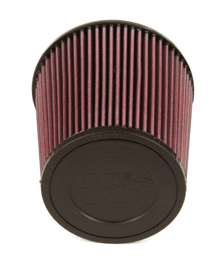 K&N Universal Rubber Filter 3 1/2inch ID FLG / 6inch Base / 4-5/8inch Top / 6inch Height - Bull Strap