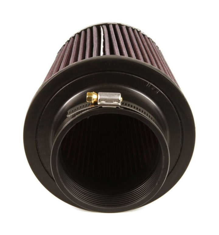 K&N Universal Rubber Filter 3 1/2inch ID FLG / 6inch Base / 4-5/8inch Top / 6inch Height - Bull Strap