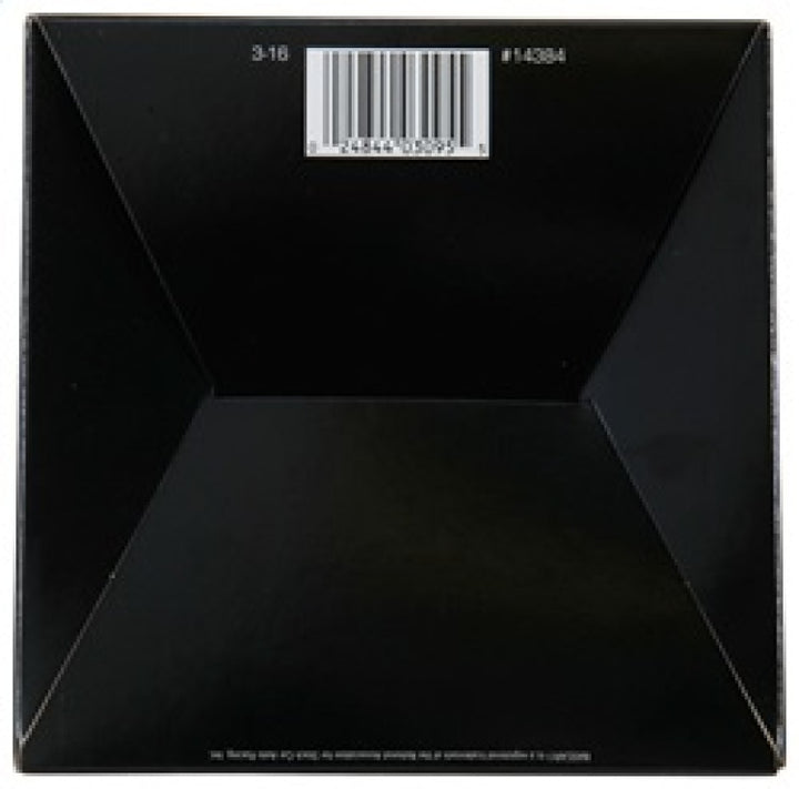 K&N Universal Rubber Filter 3 1/2inch ID FLG / 6inch Base / 4-5/8inch Top / 6inch Height - Bull Strap