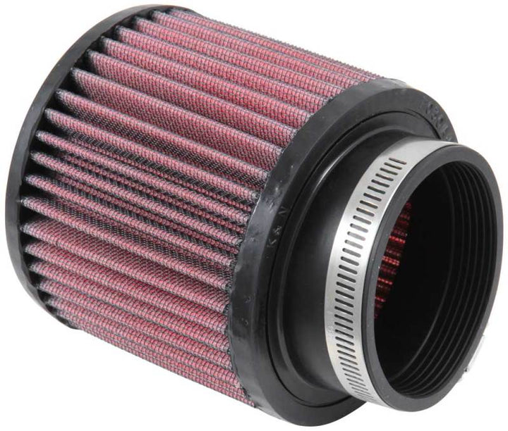 K&N Universal Rubber Filter 3 inch 5 Degree FLG 4 1/2 inch OD 4 inch Height - Bull Strap