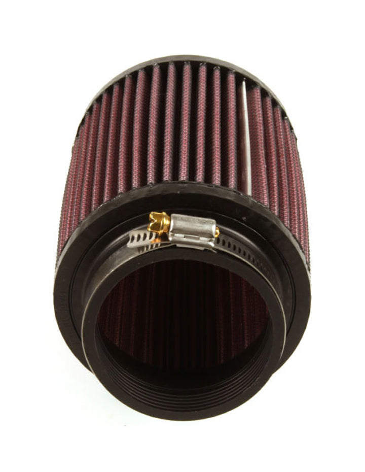 K&N Universal Rubber Filter 3 inch 5 Degree FLG 4 1/2 inch OD 5 inch Height - Bull Strap