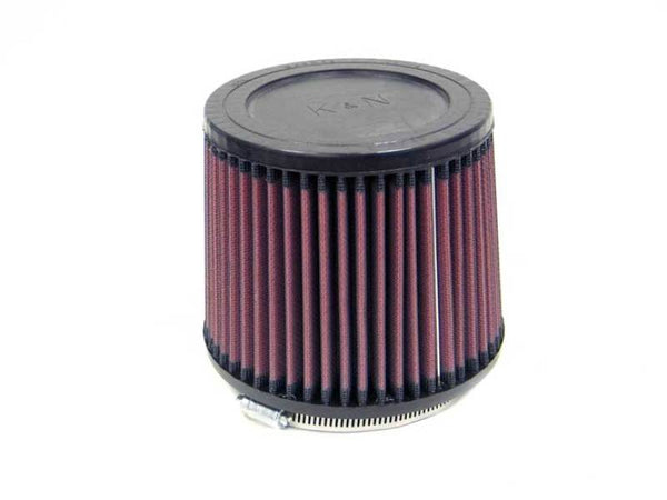 K&N Universal Rubber Filter 4.5in Flange ID / 5.875in Base OD / 5.125in Top OD / 5in Height - Bull Strap