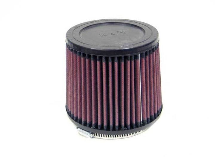 K&N Universal Rubber Filter 4.5in Flange ID / 5.875in Base OD / 5.125in Top OD / 5in Height - Bull Strap
