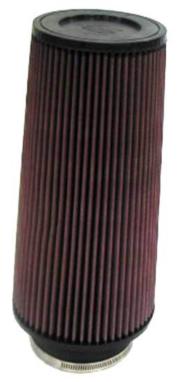 K&N Universal Rubber Filter 4inch FLG / 6inch OD-B / 4-5/8inch OD-T / 12inch H - Bull Strap