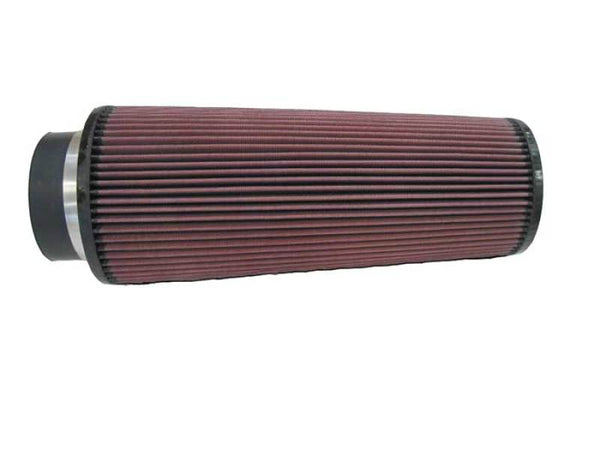 K&N Universal Rubber Filter 4inch FLG / 6inch OD-B / 4-5/8inch OD-T / 14inch H - Bull Strap
