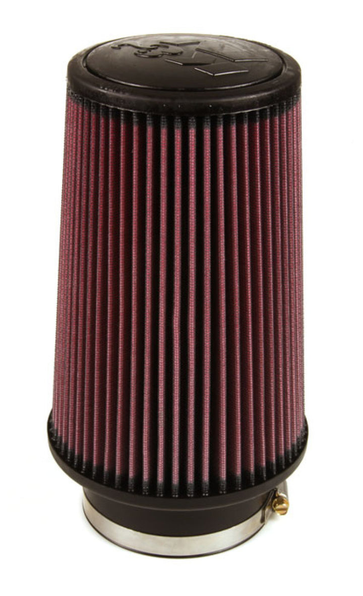 K&N Universal Rubber Filter 4inch FLG / 6inch OD-B / 4-5/8inch OD-T / 9inch H - Bull Strap