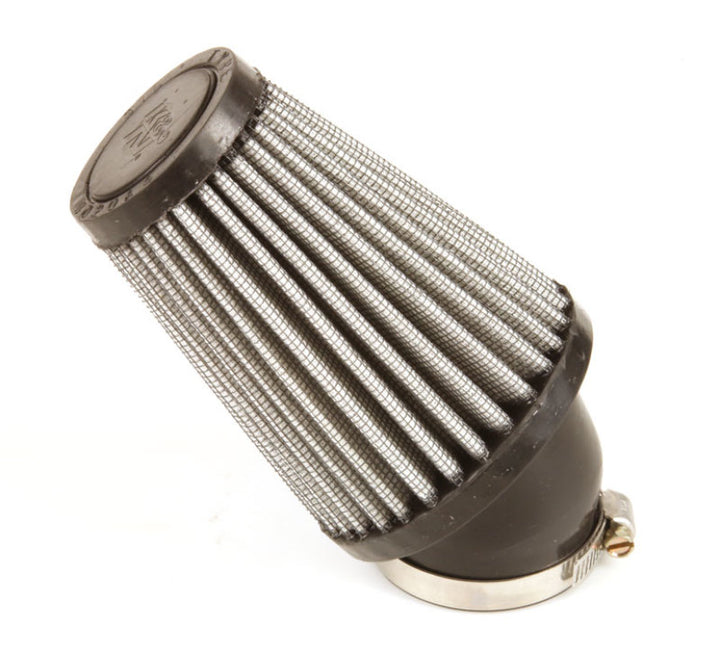 K&N Universal Rubber Filter Round Tapered 3in Base OD x 2in Top OD x 4in H - 73-78 Honda ATC90 - Bull Strap