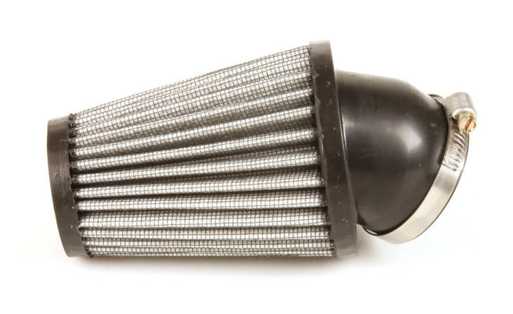 K&N Universal Rubber Filter Round Tapered 3in Base OD x 2in Top OD x 4in H - 73-78 Honda ATC90 - Bull Strap