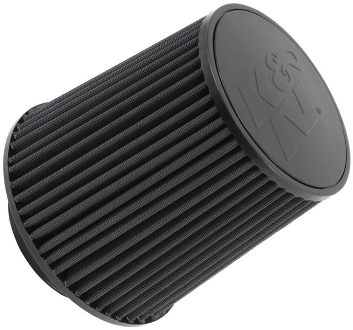 K&N Universal Rubber Filter-Round Tapered 4.5in Flange ID x 8in Base OD x 6.625in Top OD x 8in H - Bull Strap