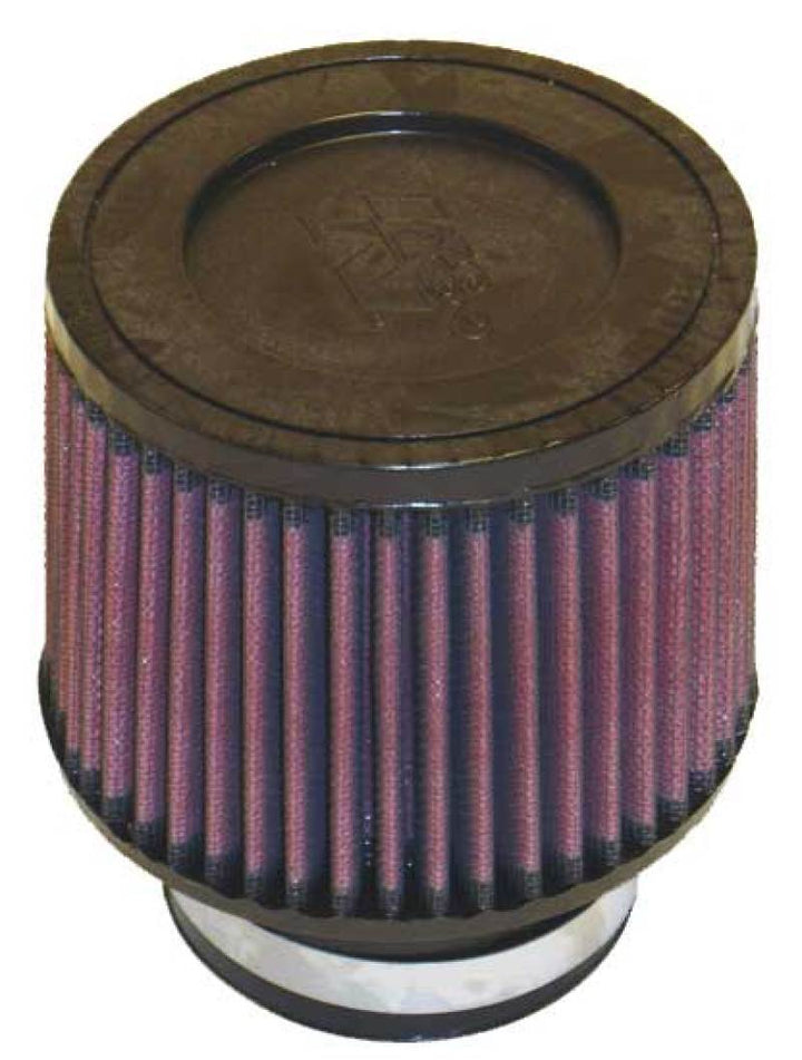 K&N Universal Rubber Filter Round Tapered 4.625in Top OD x 5in Base OD x 4in H - Bull Strap