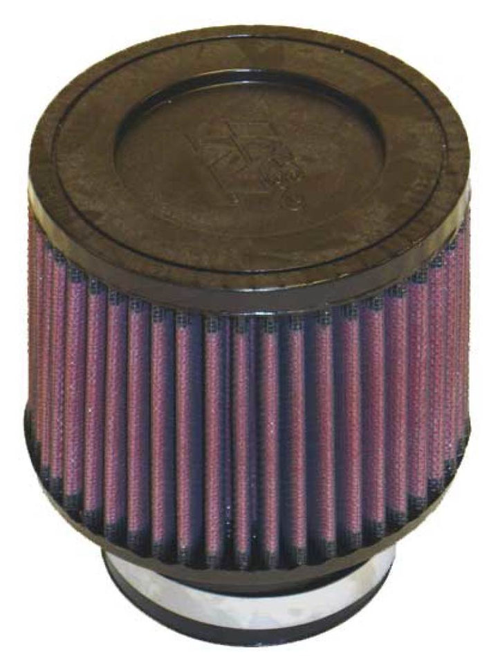 K&N Universal Rubber Filter Round Tapered 4.625in Top OD x 5in Base OD x 4in H - Bull Strap