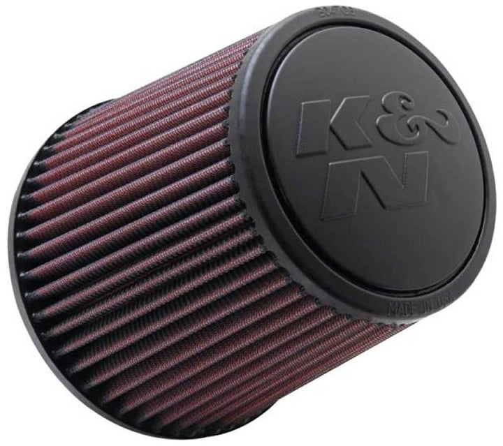 K&N Universal Rubber Filter - Round Tapered 6in Base OD x 3in Flange ID x 6in H - Bull Strap