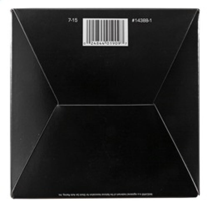 K&N Universal Rubber Filter - Round Tapered 6in Base OD x 3in Flange ID x 6in H - Bull Strap