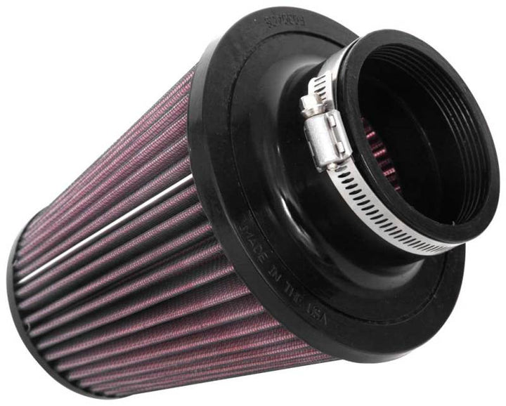 K&N Universal Tapered Filter 3in Flange ID x 6in Base OD x 4in Top OD x 6.75in Height - Bull Strap