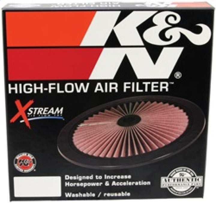 K&N X-Stream Top Filter Only 11in - Black - Bull Strap