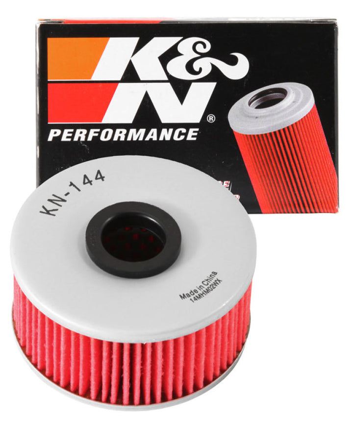 K&N Yamaha 3in OD x 1.563in H Oil Filter - Bull Strap