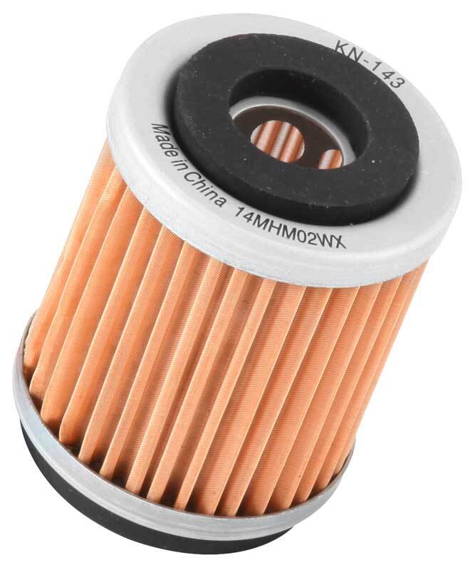 K&N Yamaha / MBK 1.5in OD x 1.938in H Oil Filter - Bull Strap