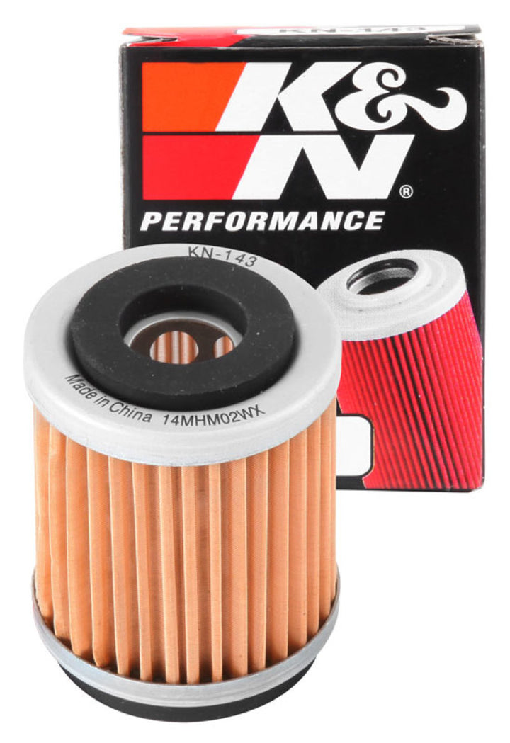 K&N Yamaha / MBK 1.5in OD x 1.938in H Oil Filter - Bull Strap