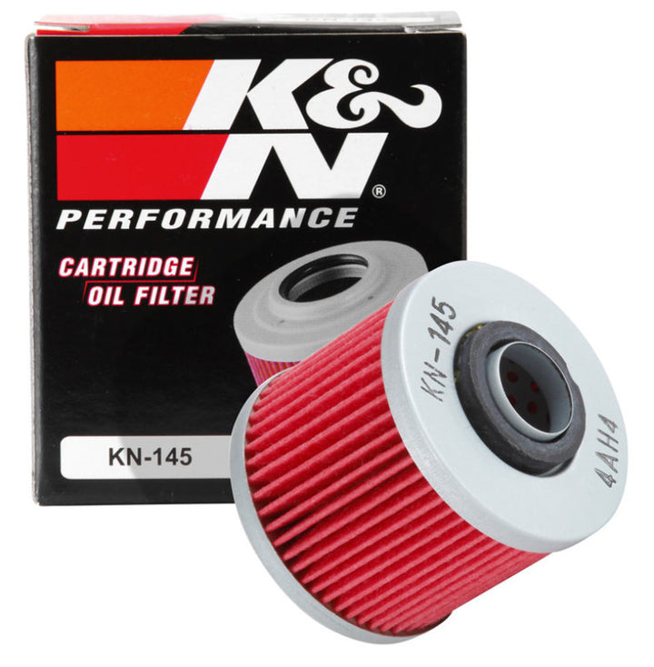 K&N Yamaha / MUZ / MZ / Sachs / Aprilia / Derbi 2.156in OD x 2.313in H Oil Filter - Bull Strap