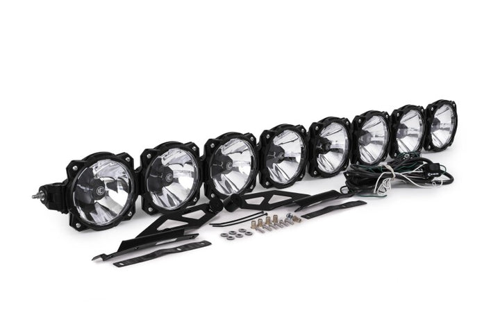 KC HiLiTES 05-19 Toyota Tacoma Overhead Mount Bracket Set (For C50 LED) - Bull Strap