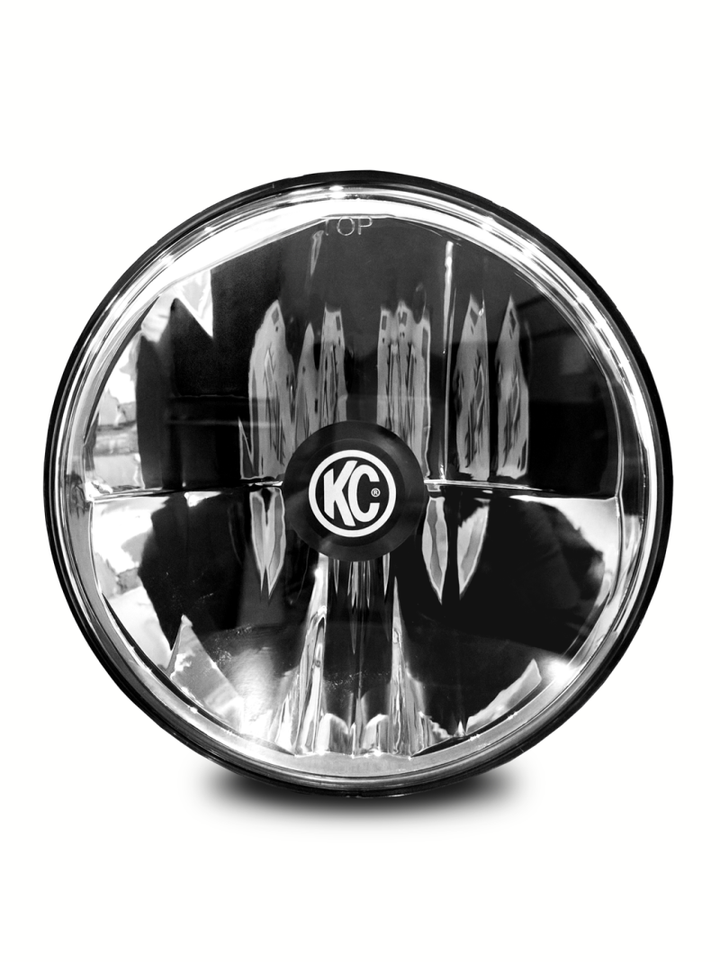 KC HiLiTES 07-18 Jeep JK 7in. Gravity LED DOT Approved Replacement Headlight (Single) - Bull Strap