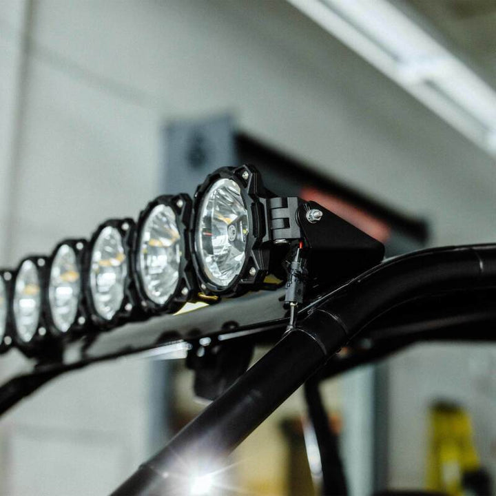 KC HiLiTES 2020+ Polaris RZR Turbo R/Pro XP 39in. Pro6 Gravity LED 6-Light 120w Combo Beam - Bull Strap
