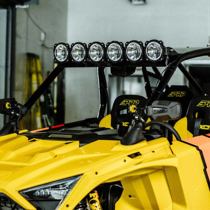 KC HiLiTES 2020+ Polaris RZR Turbo R/Pro XP 39in. Pro6 Gravity LED 6-Light 120w Combo Beam - Bull Strap