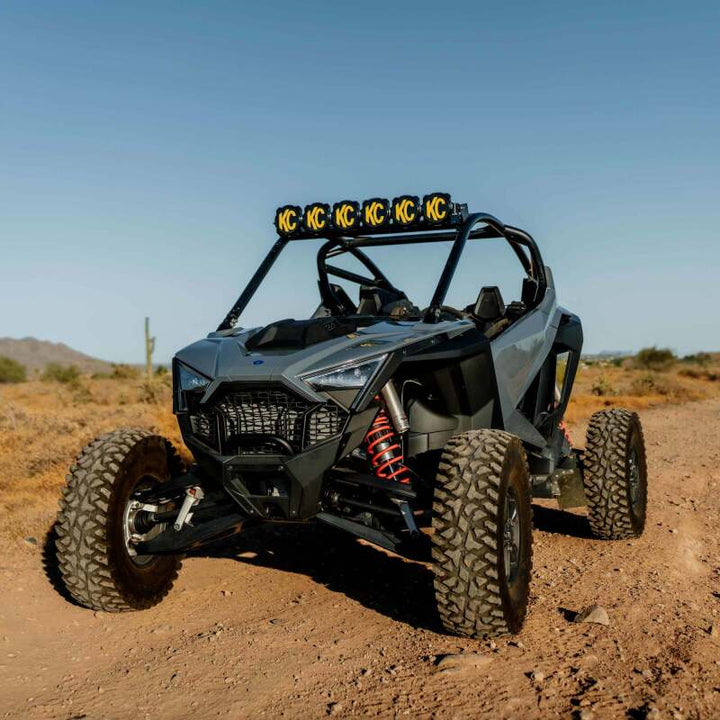 KC HiLiTES 2022+ Polaris RZR Pro XP 39in. Pro6 Gravity LED 6-Light 120w Combo Beam - Bull Strap