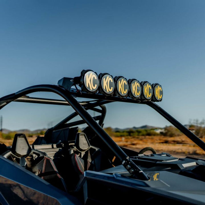 KC HiLiTES 2022+ Polaris RZR Pro XP 39in. Pro6 Gravity LED 6-Light 120w Combo Beam - Bull Strap