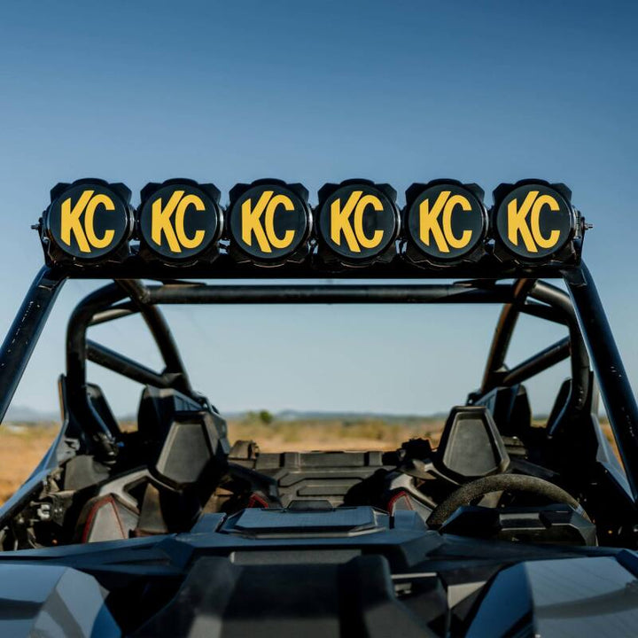 KC HiLiTES 2022+ Polaris RZR Pro XP 39in. Pro6 Gravity LED 6-Light 120w Combo Beam - Bull Strap