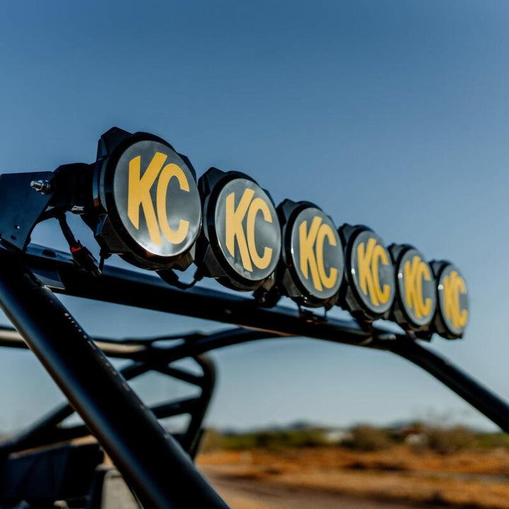 KC HiLiTES 2022+ Polaris RZR Pro XP 39in. Pro6 Gravity LED 6-Light 120w Combo Beam - Bull Strap