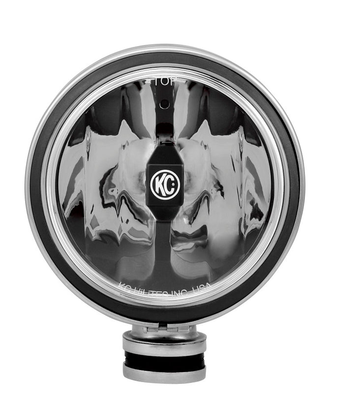 KC HiLiTES 6in. Daylighter Gravity G6 LED Lights 20w Spot Beam (Pair Pack System) - Black SS - Bull Strap