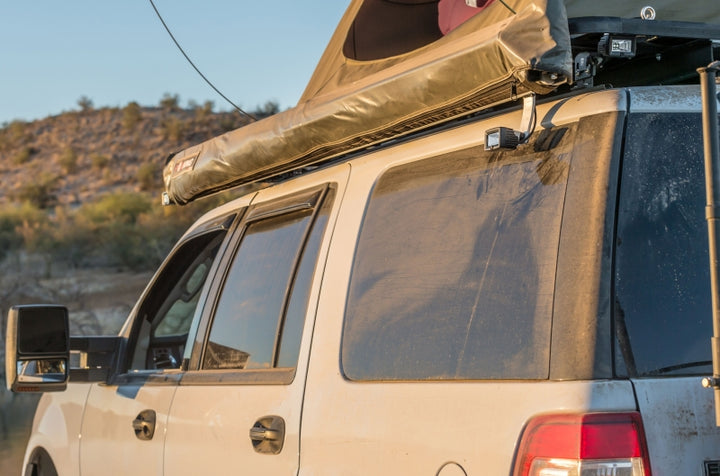 KC HiLiTES C-Series C2 LED 2in. Backup Area Flood Light 20w (Pair Pack System) - Black - Bull Strap