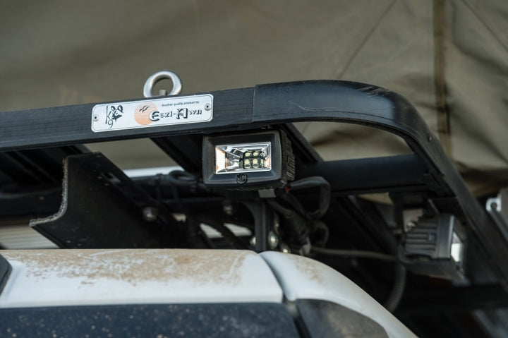 KC HiLiTES C-Series C2 LED 2in. Backup Area Flood Light 20w (Pair Pack System) - Black - Bull Strap